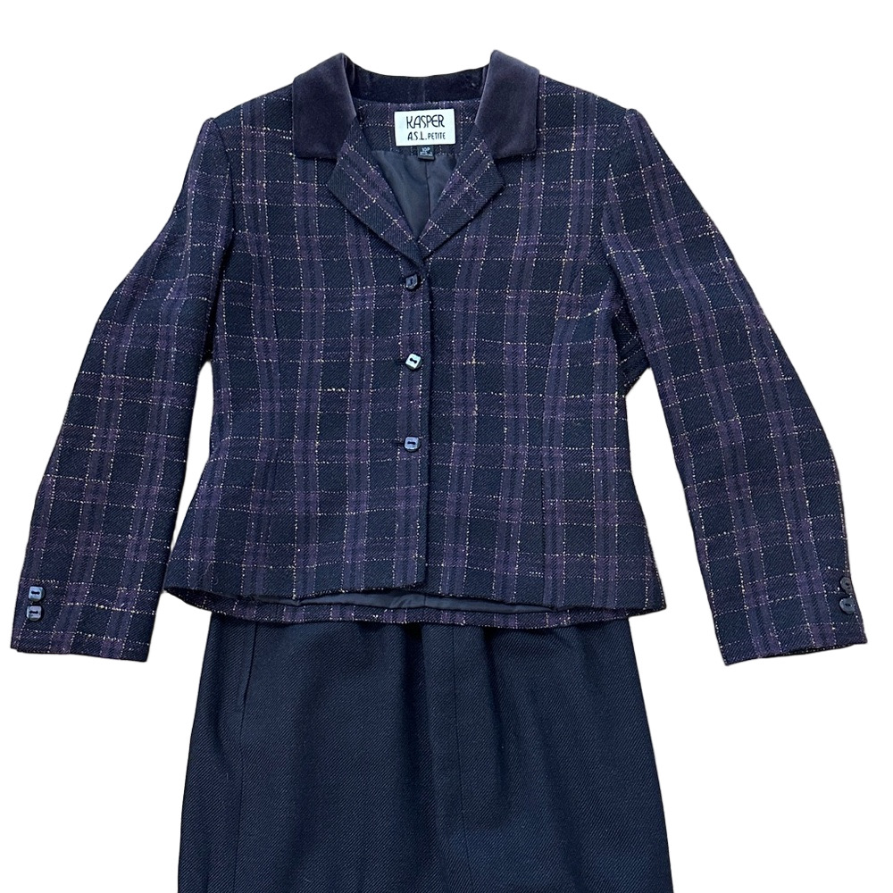 Vintage Kasper Women’s Skirt Suit Size 10P